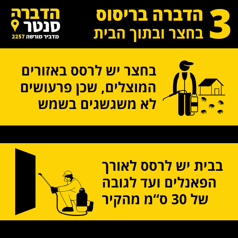 שלב 3 ריסוס